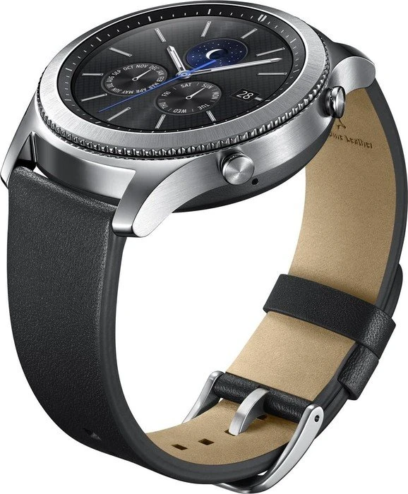 Samsung Lederarmband für Samsung Gear S3 schwarz