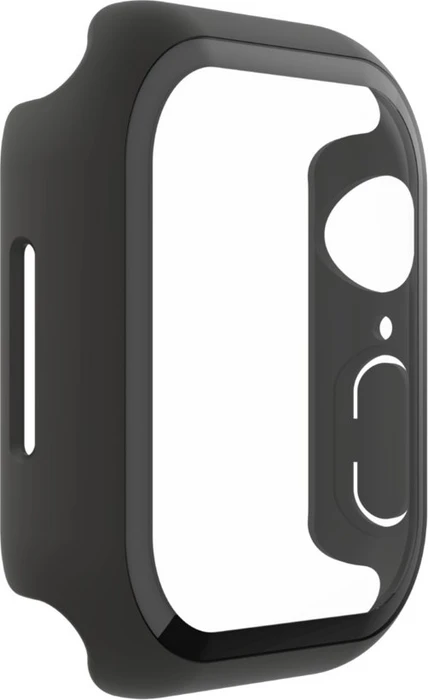 Belkin ScreenForce antimikrobieller TemperedCurve 2-in-1-Displayschutz mit Schutzrand für Apple Watch (40mm/41mm) schwarz