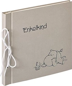 Walther Design Buch Fotoalbum Baby Madu 25x28 grau