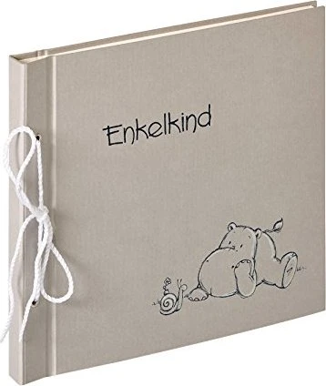 Walther Design Buch Fotoalbum Baby Madu 25x28 grau