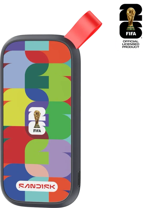 SanDisk Portable SSD FIFA World Cup 2026 Edition, 1TB, USB-C 3.1