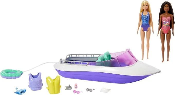 Mattel Barbie - Meerjungfrauen Power Spielset mit Puppen und Boot