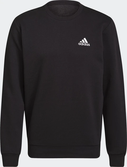 adidas Essentials Fleece Sweatshirt schwarz/weiß (Herren)