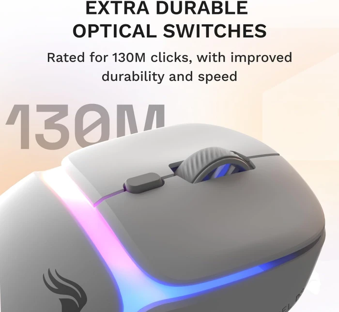 Glorious Model D3 8K Wireless mit Ladestation, weiß, USB/Bluetooth