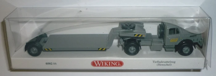 Wiking Tiefladesattelzug Henschel Friderici