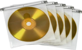 Hama CD/DVD Doppel Schutzhüllen 50er-Pack weiß