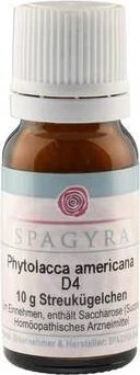 Spagyra Phytolacca Americana D4 Globuli, 10g