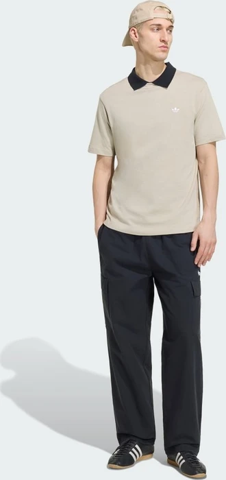 adidas Trefoil Essentials T-Shirt kurzarm khaki three (Herren)