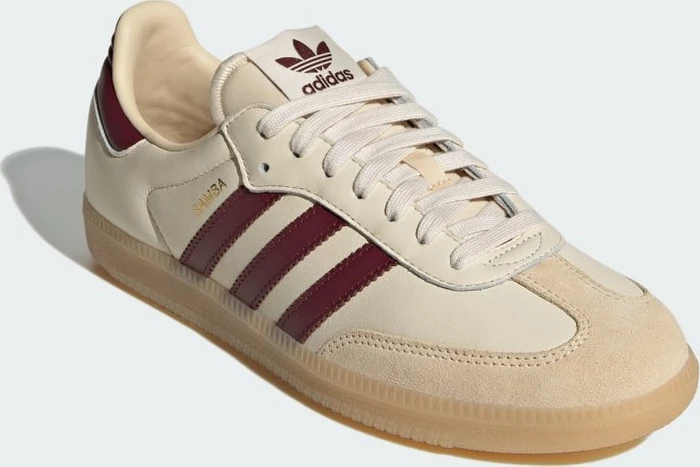 adidas Samba OG wonder white/shadow red/gum