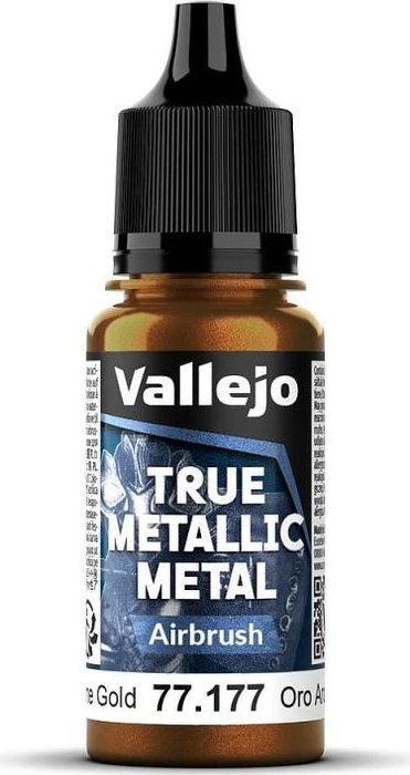 Vallejo True Metallic Metal Airbrush arcane gold, 18ml