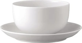Rosenthal studio-line Moon Weiß Sauciere mit Untertasse, 2-tlg.
