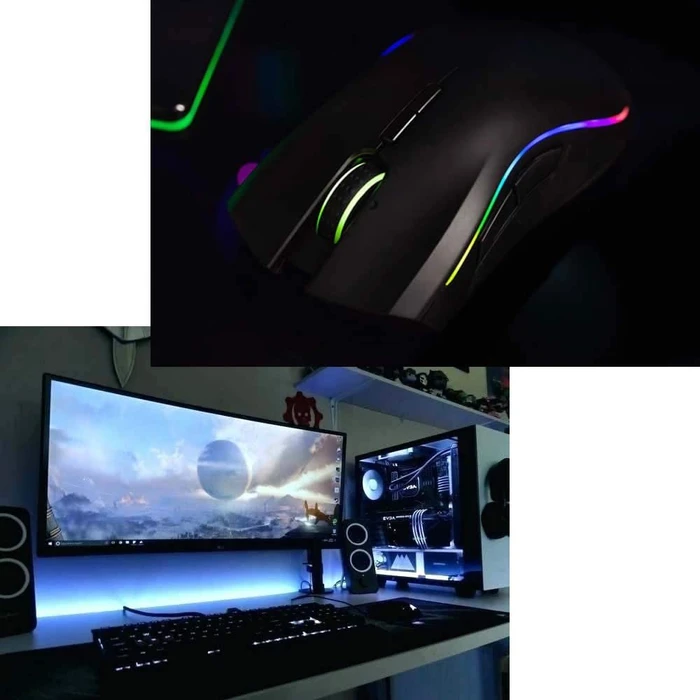 Combrite Gaming Mouse schwarz, USB