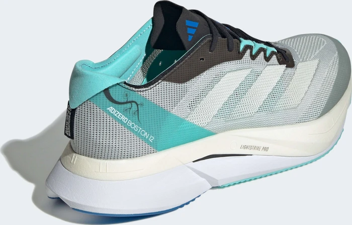 adidas Adizero Boston 12 wonder silver/zero metalic/flash aqua
