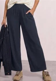 Street One High Waist Wide Leg Hose shadowed navy (Damen)