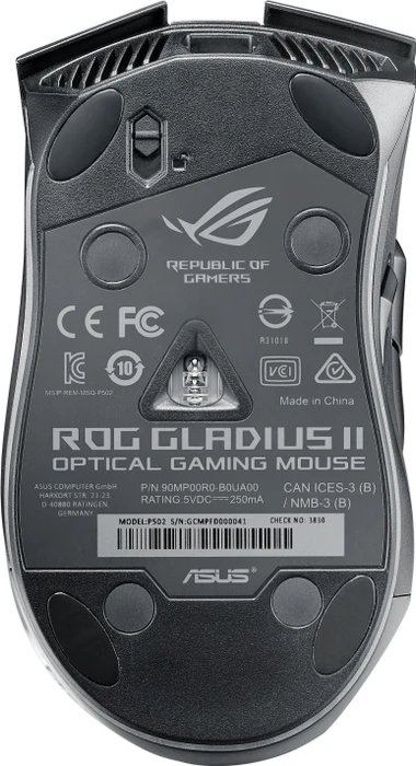 ASUS ROG Gladius II, USB