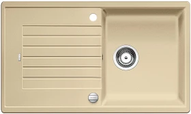 Blanco Zia 5 S Becken reversibel mit Ablauffernbedienung champagner