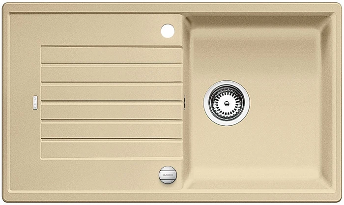 Blanco Zia 5 S Becken reversibel mit Ablauffernbedienung champagner