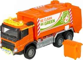 Majorette Volvo Müllauto mit Müllbehälter