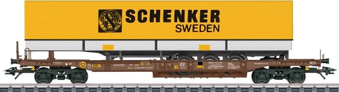 Märklin - Spur H0 Güterwagen - Taschenwagen Schenker Sweden