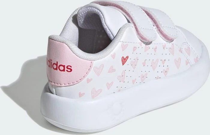 adidas Advantage cloud white/clear pink/better scarlet (Junior)