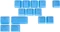 Sharkoon Skiller SAC14 Keycap Set, Kunststoff (PBT) Double-Shot, blau, 14 Tasten Vorschaubild
