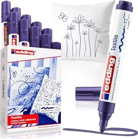edding 4500 Textilmarker violett, 10er-Pack