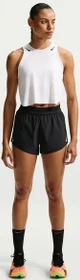 Nike AeroSwift Laufhose kurz schwarz/weiß (Damen)