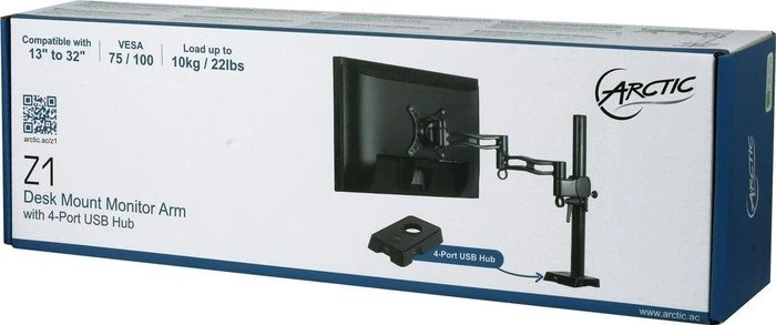 ARCTIC Z1 Monitor Arm schwarz