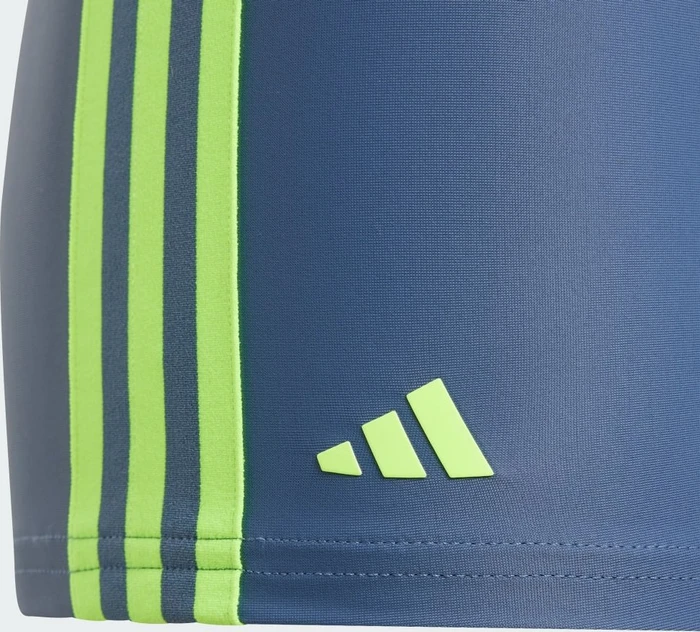 adidas Classic 3-Streifen Badehose preloved ink/lucid lemon (Junior)