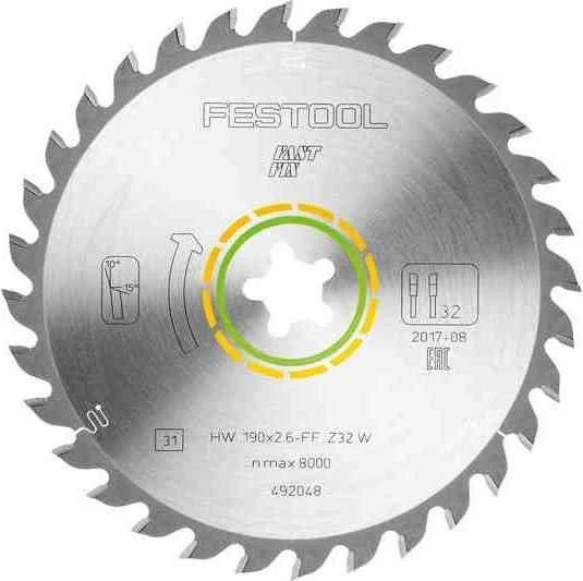 Festool Universal Kreissägeblatt 32Z, 190x2.6x30mm, 1 Stück