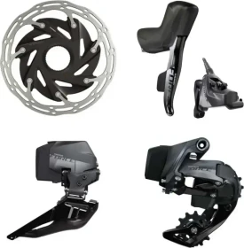 SRAM Force eTap AXS HRD mit hydraulischen Scheibenbremsen Komplettgruppe 2x12