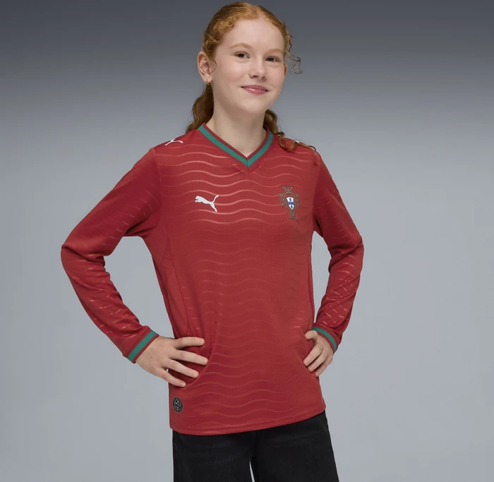 Puma FIFA WM 2026 Portugal Heimtrikot langarm (Junior)