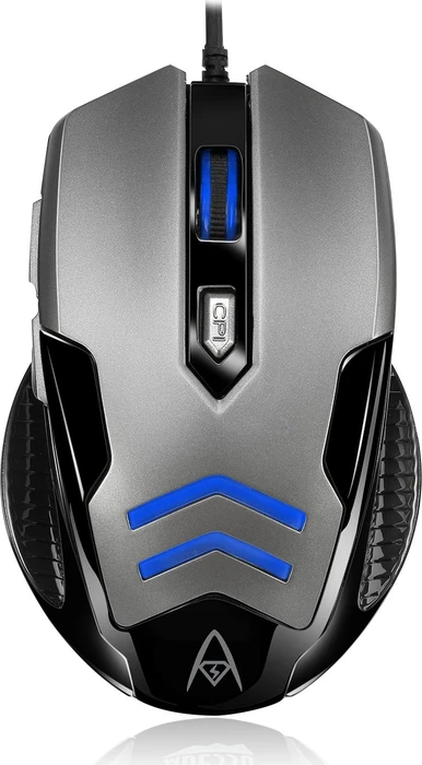 Adesso iMouse X1 Multi-Color 6 Button Gaming Mouse grau, USB