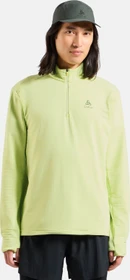 Odlo Essentials Thermal Half Zip Laufshirt langarm shadow lime (Herren)