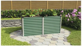 Vitavia Linus 858 Hochbeet 188x96cm seegras/alu