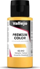 Vallejo Premium Airbrush Color metallic yellow, 60ml
