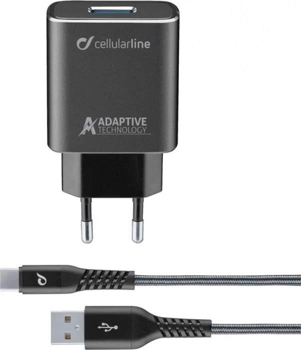 Cellularline Extreme Charger Kit 15W USB-C Samsung schwarz