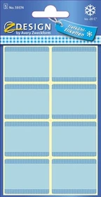 Avery-Zweckform Tiefkühletiketten Sonderformat, 28x36mm, blau, 5 Blatt (40 Etiketten)