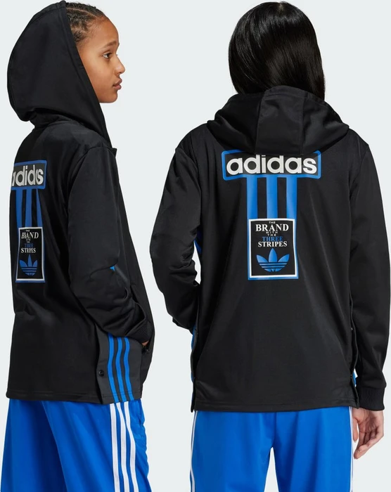 adidas Adibreak Kapuze Trainingsjacke schwarz (Junior)