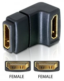 DeLOCK HDMI Adapter, Buchse/Buchse, gewinkelt 90° (65075)