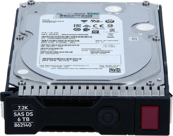 HPE 6TB Midline LFF SC 1yr Wty HDD, 3.5", 512e