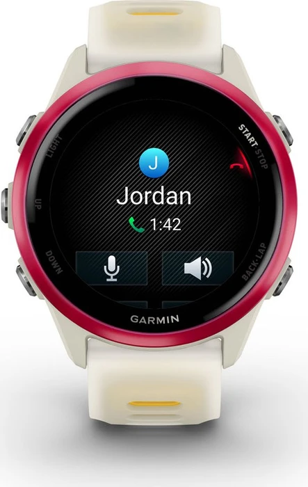 Garmin Forerunner 570 42mm raspberry aluminium/translucent bone/mango