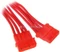 BitFenix Alchemy 4-Pin Molex Verlängerung 45cm, sleeved rot/rot Vorschaubild