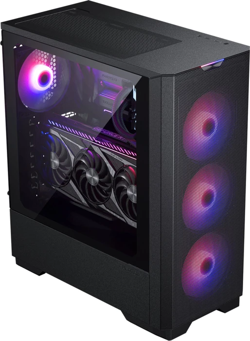 Phanteks Eclipse G300A, schwarz, inkl. 1x Lüfter, Glasfenster