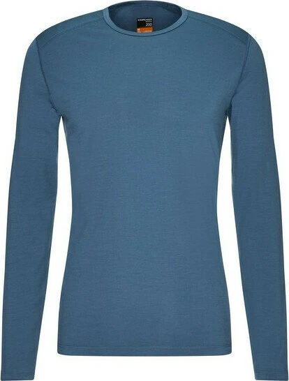 Icebreaker Merino 200 Oasis Crewe Funktionsshirt langarm thunder (Herren)