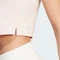 adidas Lounge Ribbed Crop T-Shirt kurzarm sandy pink (Damen) Vorschaubild