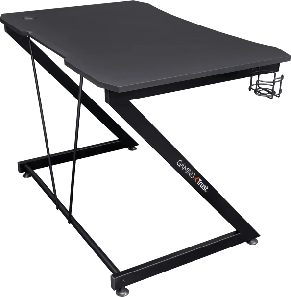 Trust Gaming GXT 711X Dominus Gaming Desk Schreibtisch 120x72cm schwarz/schwarz