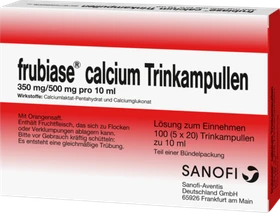 Sanofi-Aventis Frubiase Calcium Trinkampullen, 100 Stück (5x 20 Stück)