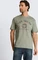Tom Tailor Logo-Print T-Shirt kurzarm greyish shadow olive (Herren) Vorschaubild