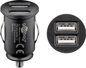 Wentronic Goobay Dual USB Kfz-Ladegerät